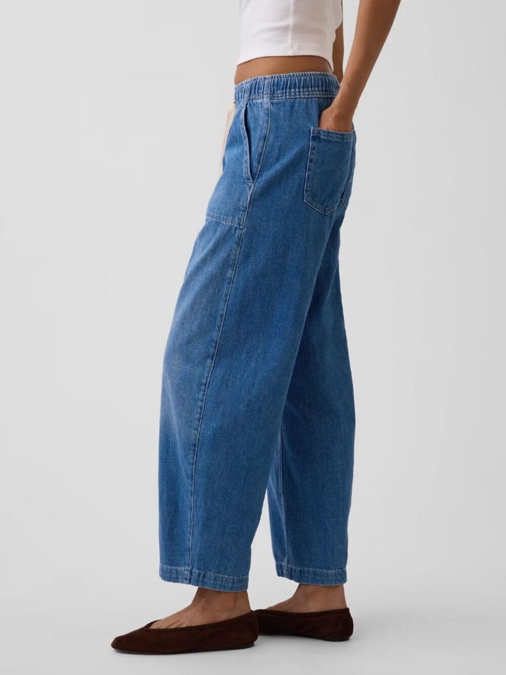 GAP High Rise Easy Barrel Jeans Discontinued colour